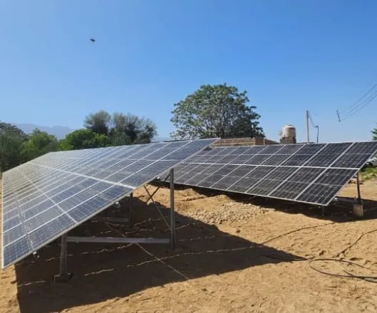 Parque solar privado para una empresa